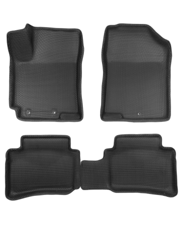 3D коврики EVA с бортами Kia Rio III седан, хэтчбек, универсал (2011-2017)