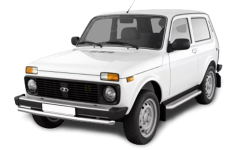 3D коврики EVA с бортами в салон на Lada Нива 3-х дверная (1977-2020)